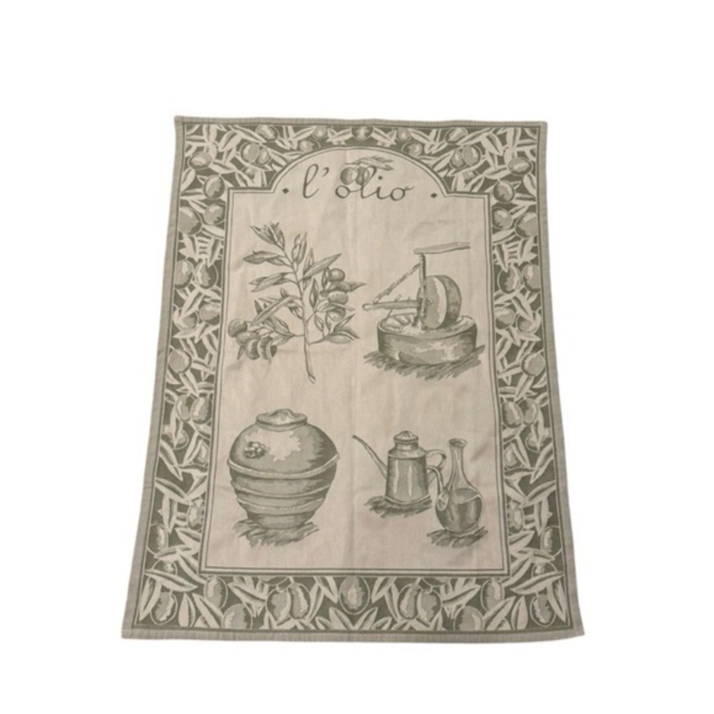 Sur La Table Italian Cotton Green Kitchen‎ Towel